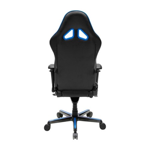 Крісло для геймерів DXRACER RACING OH/RV001/NB (чорне/голубі вставки) PU шкіра, AL основа