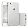 Накладка силіконова Glitter cover case для iPhone 7 / 8 Silver