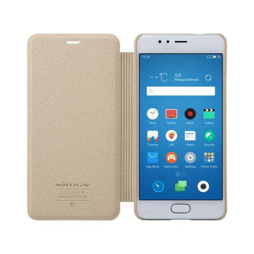 Чохол книжка Nillkin Sparkle Series для Meizu M5S Gold