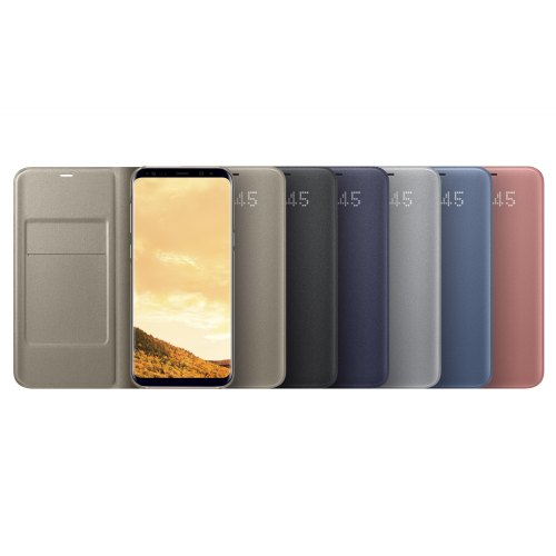 Чохол Samsung G955 (S8+) EF-NG955PPEGRU LED View Cover, Pink