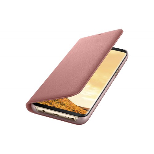 Чохол Samsung G955 (S8+) EF-NG955PPEGRU LED View Cover, Pink