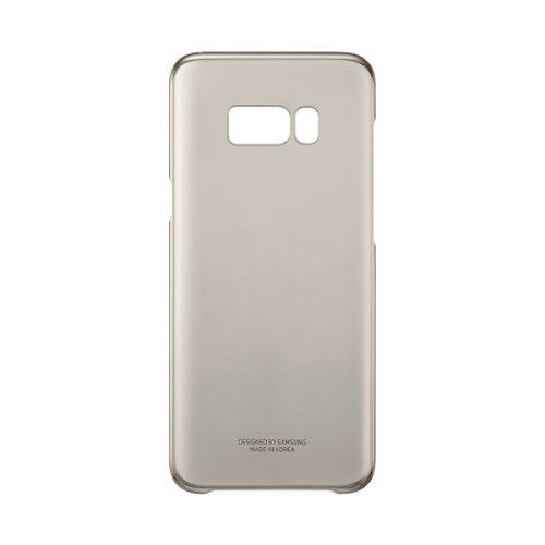 Чохол Samsung G955 (S8+) EF-QG955CFEGRU Clear Cover, Gold