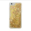 Накладка пластикова Liquid case Glitter (series 5) for iPhone 7, Yellow