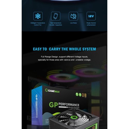 Блок живлення GameMax (GP-650) 650Вт