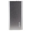 Зовнішній акумулятор PowerBank Aspor A373 6000mAh Silver