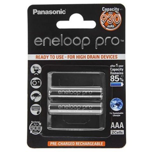 Акумулятор Panasonic AAA 930mAh NiMh 2шт Eneloop Pro (BK-4HCDE/2BE)