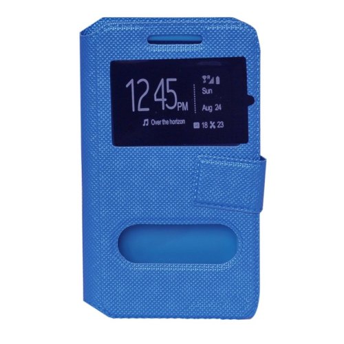 Чохол-книжка Universal Boock Case 2 вікна 5 (XL), Blue