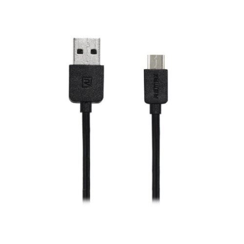 Кабель Remax Type-C, Light, Black (круглий)
