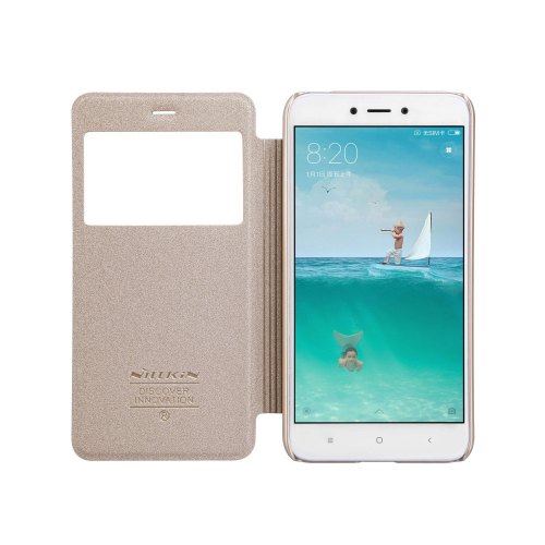 Чохол книжка Nillkin Sparkle Series для Xiaomi Redmi 4x Gold