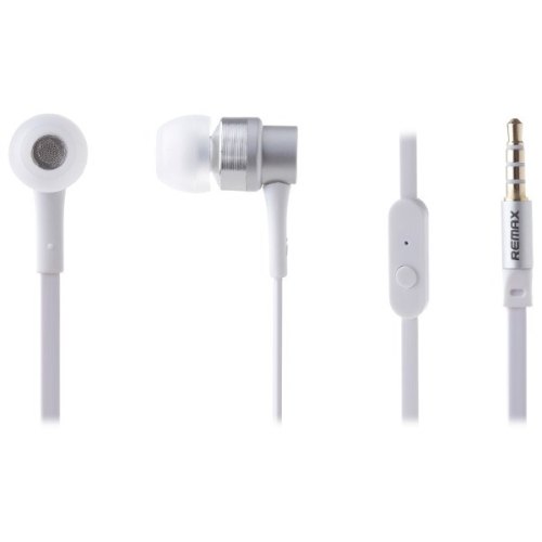 Навушники з мікрофоном (гарнітура), Remax RM-535 Silver