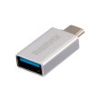 Перехідник Remax USB to Type-C (slim) Silver