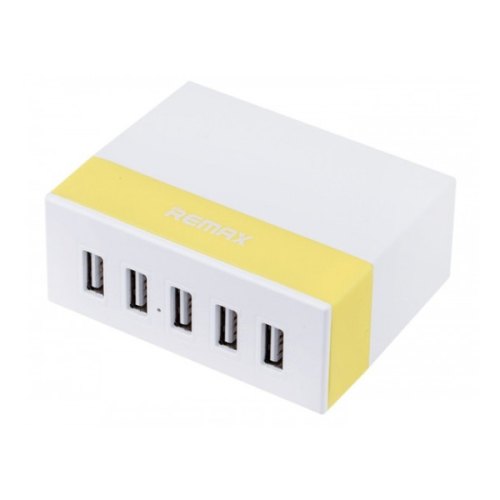МЗП Remax USB Charger Youth Version RU-U1 (5 ports, 2.4A), Yellow