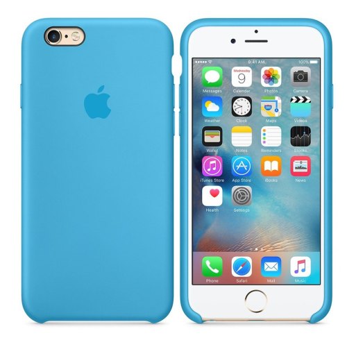 Чохол Apple Silicone Case для iPhone 5 / 5S / SE, Red