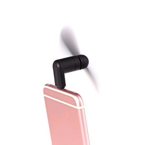 Вентилятор портативний Lightning Port USAMS US-ZB008, black
