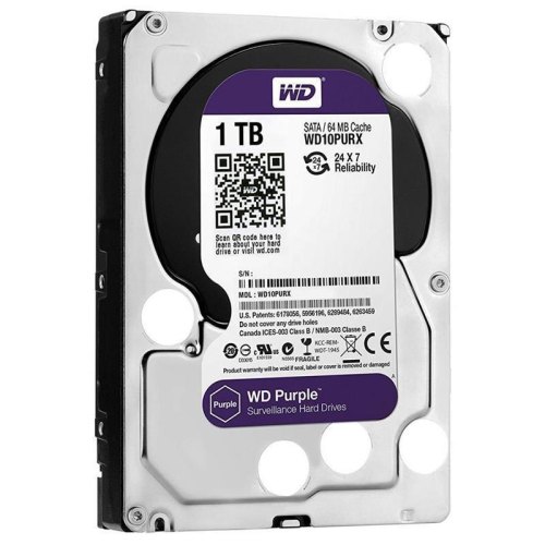 Жорсткий диск 3.5 Western Digital Purple 1TB (WD10PURZ)