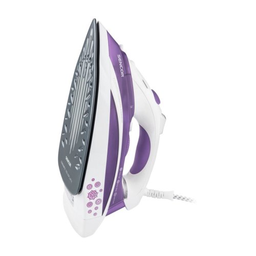 Праска Sencor, 2200Вт, 380мл, постійна пара - 30гр, Anti-Calс, Drip-Stop, керам. підошва, голубий