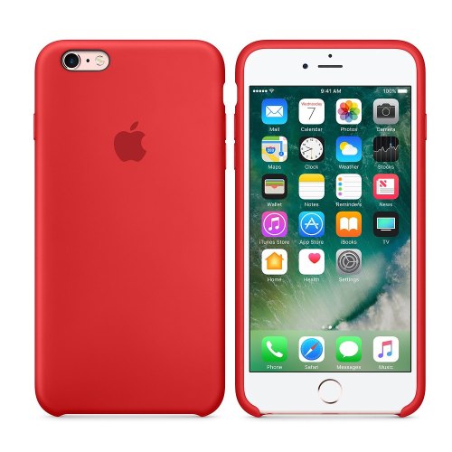 Чохол Apple Silicone Case для iPhone 6 / 6S Red