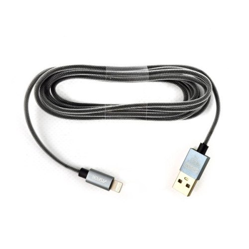 Кабель Aspor A158 for Apple iPhone 5/6 Lightning, 2.1A (1.2 m) Black