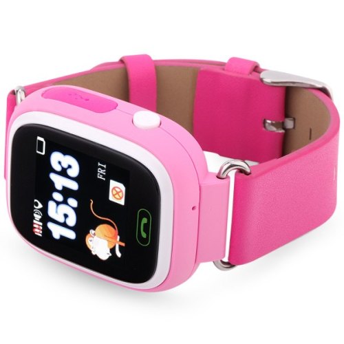 Смарт годинник дитячий (GPS Tracker) Q90 (Pink)