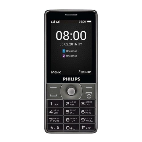 Мобільний телефон Philips E570 (Dark Grey)