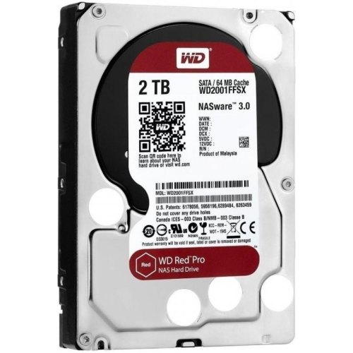 Жорсткий диск 3.5 Western Digital Red Pro 2TB (WD2002FFSX)