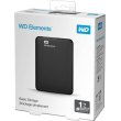 Зовнішній жорсткий диск 1TB Western Digital Elements (WDBUZG0010BBK-WESN) 2.5 USB3.0 Black