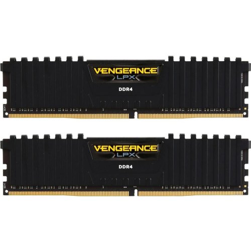 Модуль пам'яті, DDR4, 16GB (2x 8GB), 2400MHz, Corsair Vengeance LPX (CMK16GX4M2A2400C14)