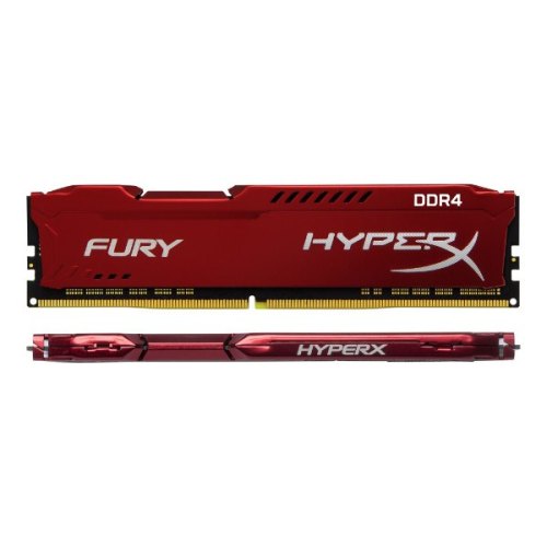 Модуль пам'яті, DDR4, 16GB (2x 8GB), 2400MHz, HyperX Fury Red (HX424C15FR2K2/16)