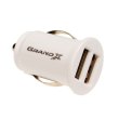 Автомобільний зарядний пристрій Grand-X CH-02 (2USB 5V 2.1A, 12-24V), White (CH-02W)