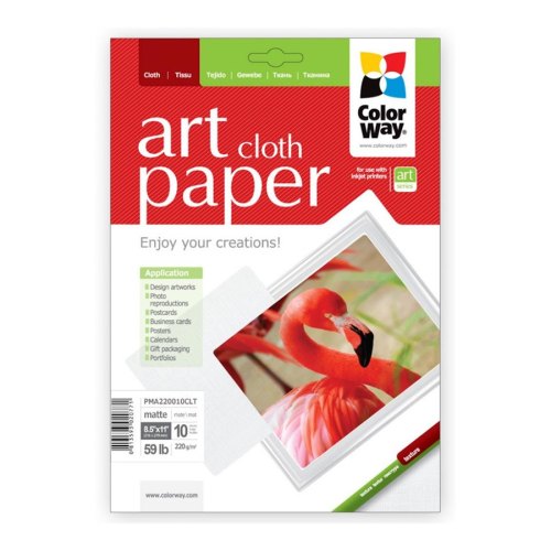 Папір ColorWay ART мат./факт. ткань 220г/м, 10л, LT