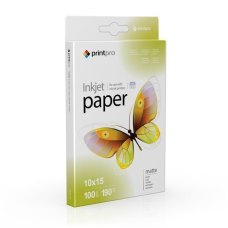 Папір PrintPro матовий 190г/м, 10x15 PM190-100