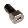 Автомобільний зарядний пристрій Grand-X CH-27 (USB QС3.0 3.6V-6.5V 3A, 6.5V-9V 2A, 9V-12V 1.5A), color Black (CH-27)