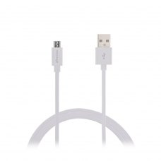 Кабель Grand-X USB-micro USB PM01W 2,1A, 1m, Giftbox, White