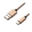 Кабель Grand-X USB-TypeC FC03 USB 3.0 3A, 1m,  Gold