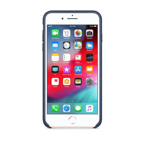 Чохол Leather Case for iphone 7 Plus Midnight Blue