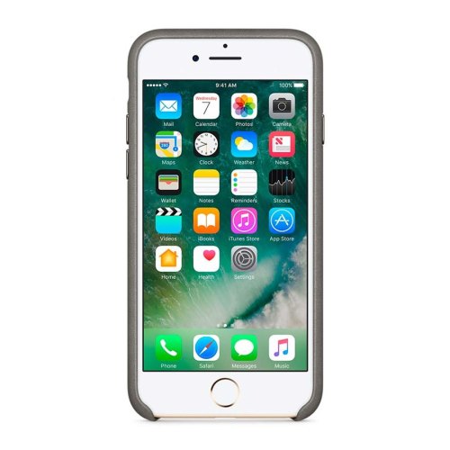 Чохол Leather Case for iPhone 7 / 8, Gray