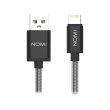 Кабель Nomi DCMQ 10i USB Lightning 1м black