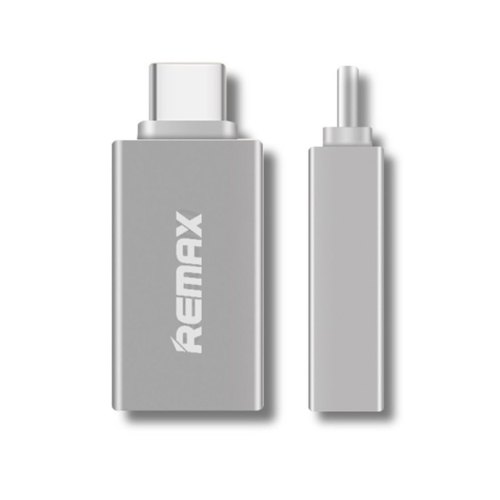 Перехідник (OTG) Remax USB to Type-C Silver