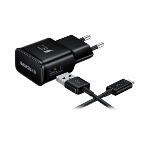 Мережевий зарядний пристрiй Samsung EP-TA20EBECGRU 2A (Type-C) Black
