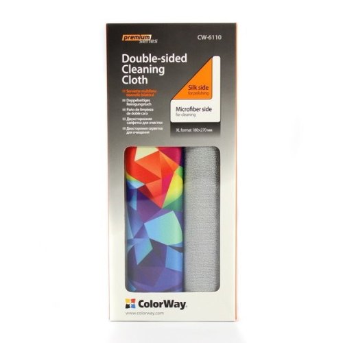 Чистячий засіб, ColorWay (CW-6110A), Double-sided багатофункціональна, двохстороння салфетка