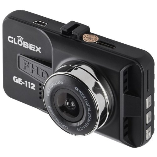 Відеореєстратор Globex GE-112 (3, 1 Mpx, FHD 1920 x 1080, 	120°, 	microSD до 32Gb,, AVI,	HDMI вихід)