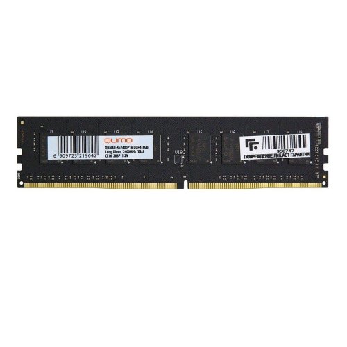 Модуль пам'яті, DDR4, 8GB, 2400MHz, Qumo (QUM4U-8G2400P16)