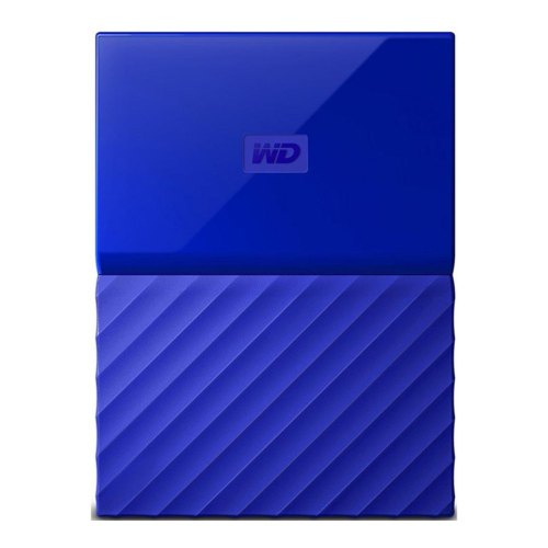 Зовнішній жорсткий диск 2.5 1TB Western Digital (WDBYNN0010BBL-WESN) USB 3.0, немає даних, синій