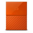 Зовнішній жорсткий диск 2.5 4TB Western Digital (WDBYFT0040BOR-WESN) USB 2.0, USB 3.0, My Passport, пластик, помаранчевий