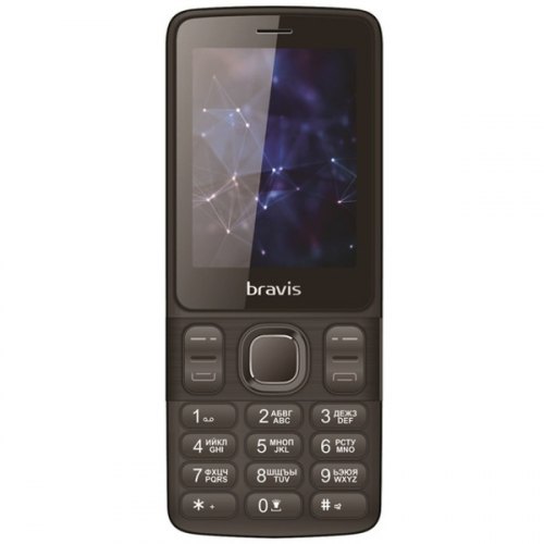 Мобільний телефон  BRAVIS C240 Middle Dual Sim Black