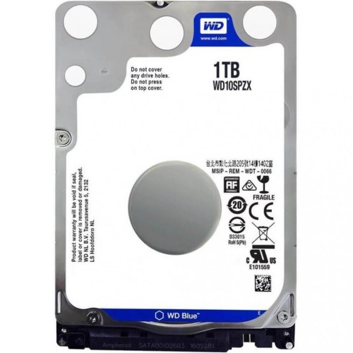 Жорсткий диск 2.5 WD Blue 1TB/5400/128/S3.0 (WD10SPZX)