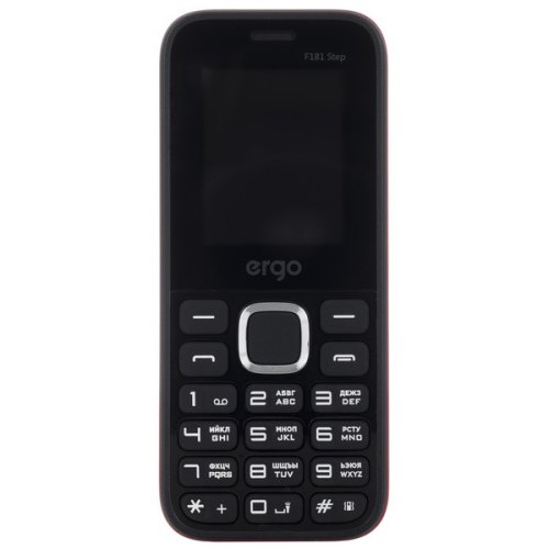Мобільний телефон ERGO F181 Step Black